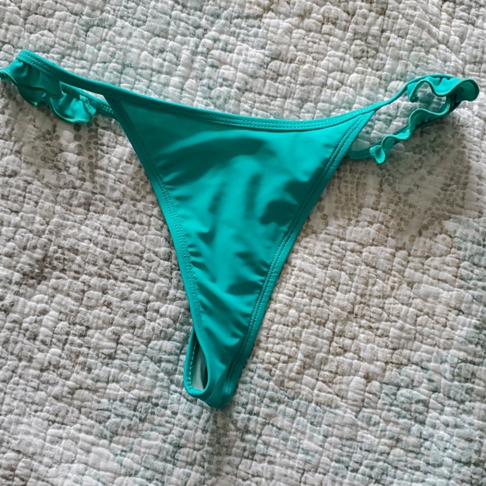 Boutine LA cyan fringe bottoms